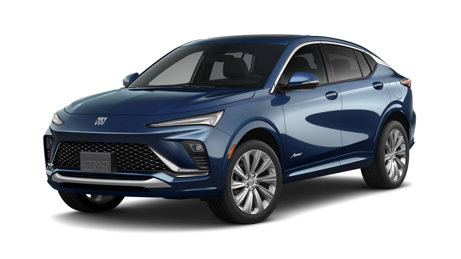 2026 Buick Envista Avenir in Ocean Blue Metallic — front three-quarter view